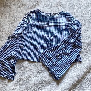 COPY - Blue Striped Blouse